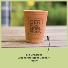 Würfelbecher mit Motiv 