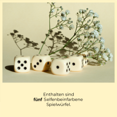 5x Spielwürfel, Würfel für den perfekten Spieleabend