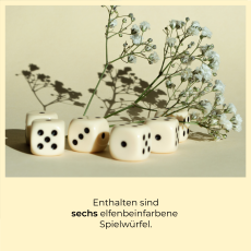 6x Spielwürfel, Würfel für den perfekten Spieleabend