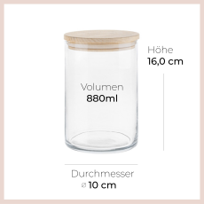 Vorratsglas mit Gravur