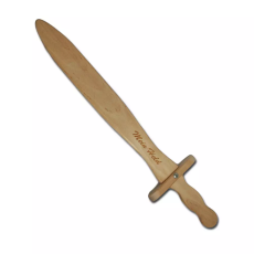 Holzschwert mit Gravur